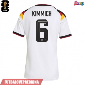 Lacne Ženy Futbalové dres Nemecko Joshua Kimmich #6 MS 2026 Krátky Rukáv - Domáci